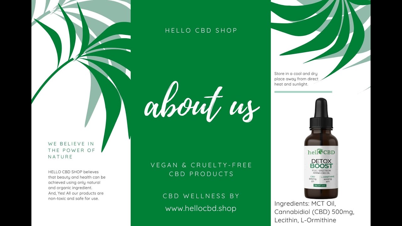 HELLO CBD SHOP - COMPANY OVERVIEW
