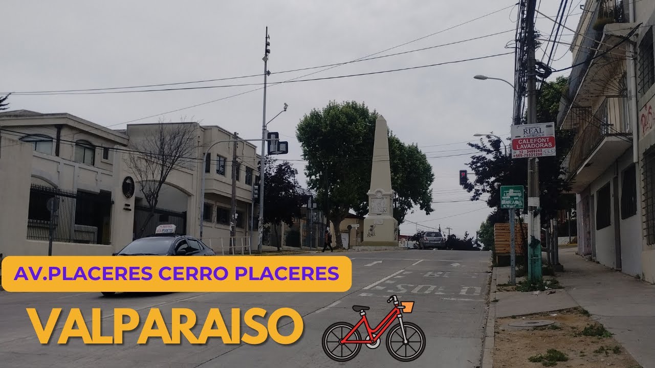 Avenida Los Placeres cerro Los Placeres Valparaíso #ciclistasurbanos #chile  #gopro #valpo #bici