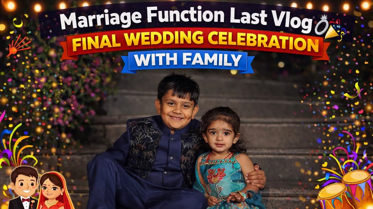 Marriage Function Last Vlog 💍 | Final Wedding Celebration With Family | Full Wedding Masti 2026