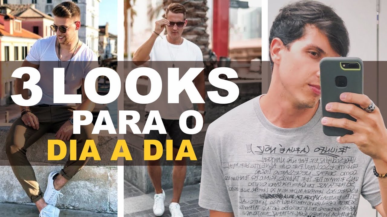 Looks MASCULINOS para o dia dia