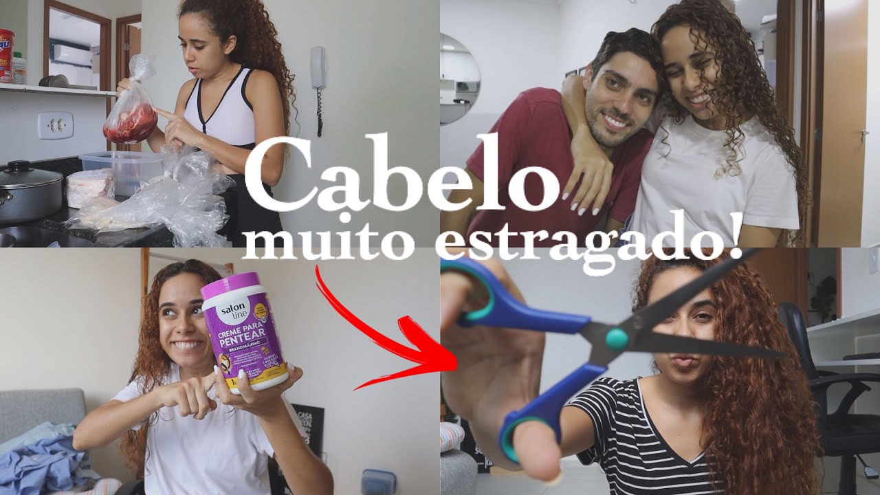 HOW I FREEZE MY FOOD + FINALLY CUT MY HAIR! - Thain&aacute; Alves