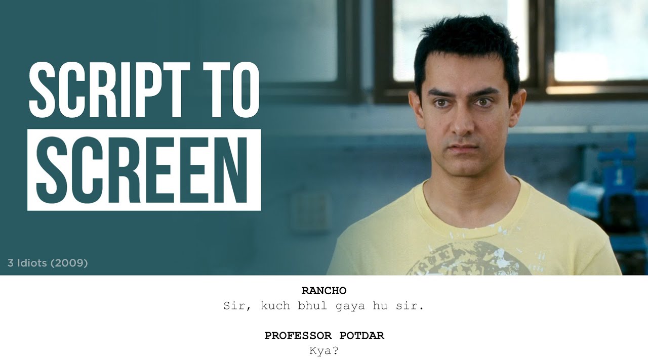 3 Idiots | Script To Screen Comparison