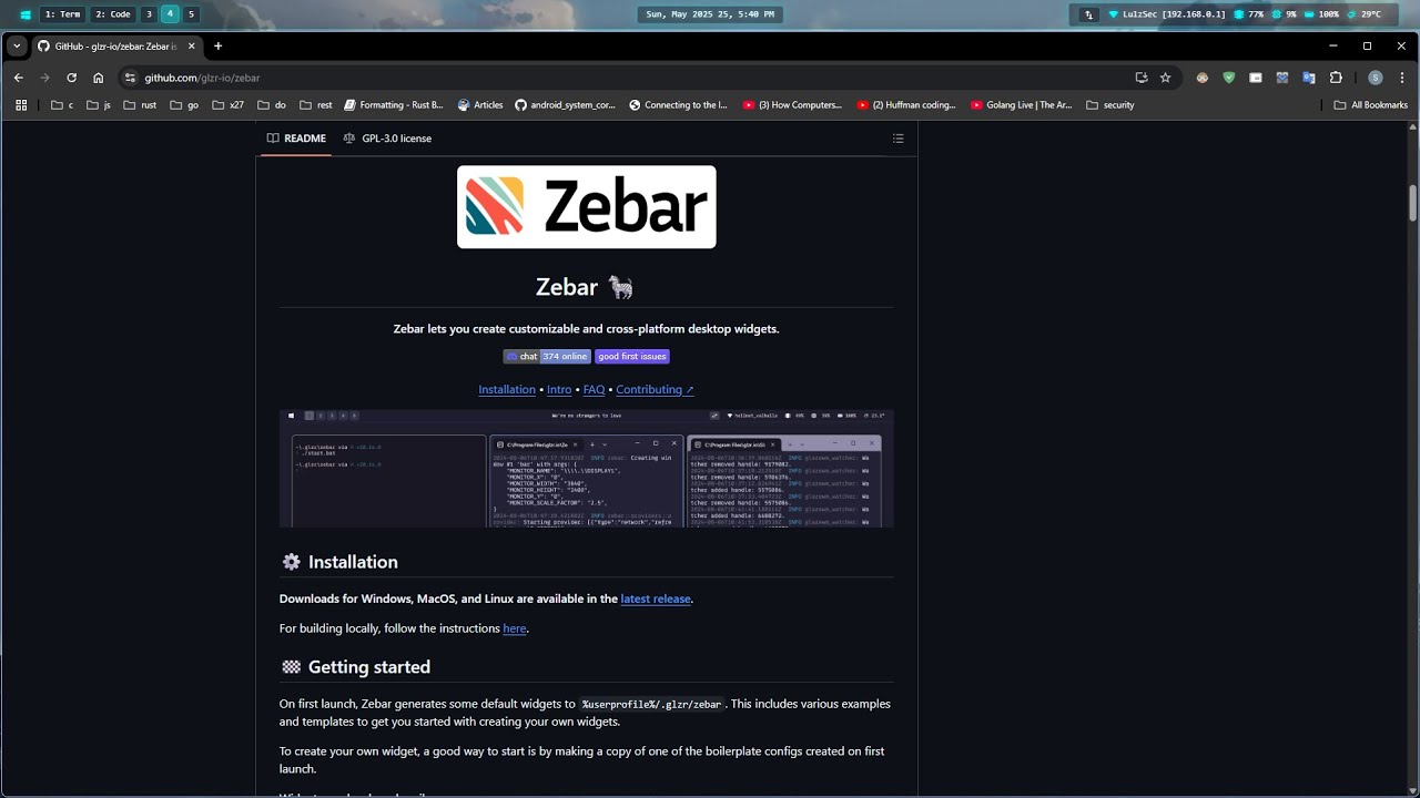 Getting started with zebar customization