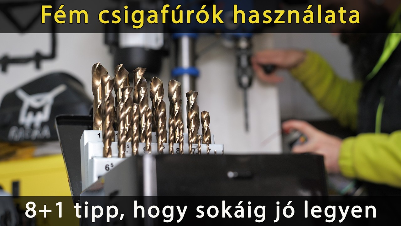 Hogy válassz és hogy használd a fém csigafúrókat - graphite kobalt készlet