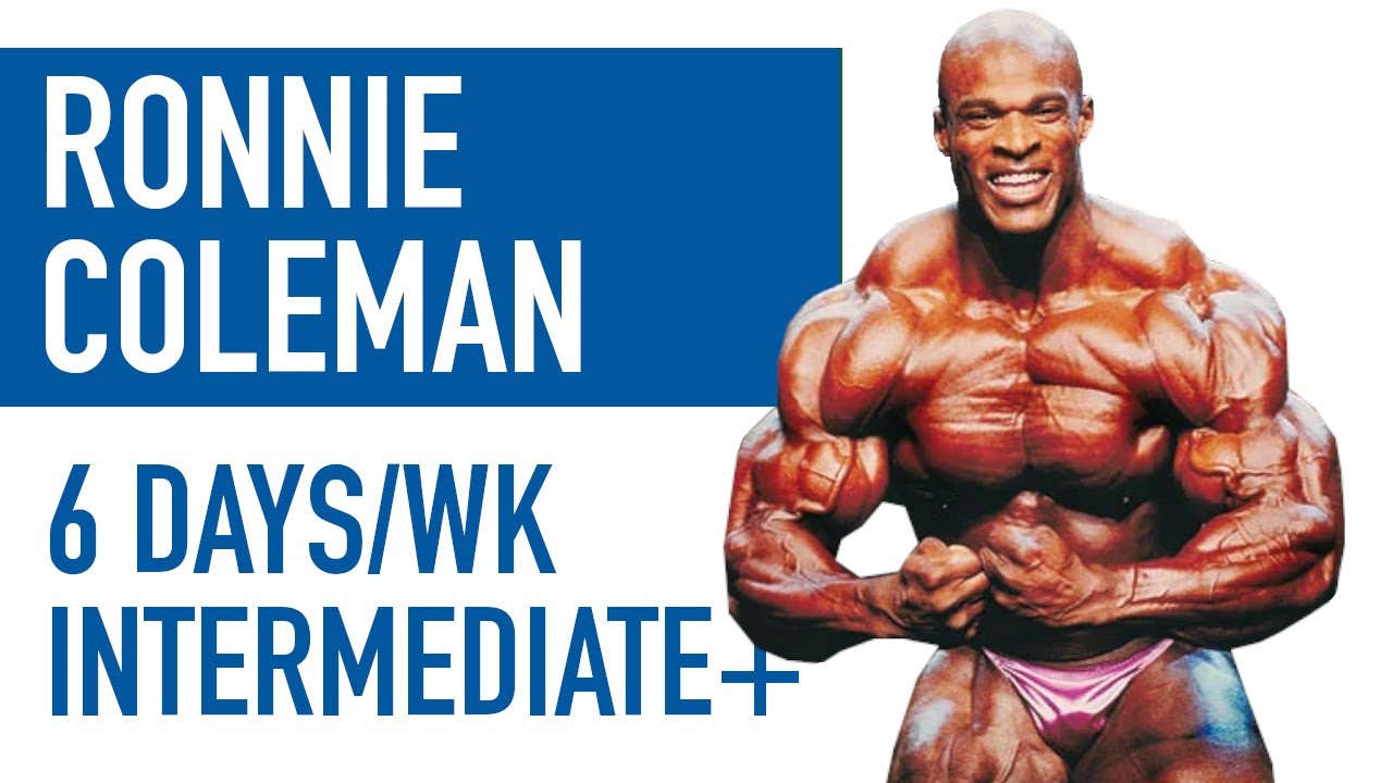 RONNIE COLEMAN-Style Push Pull Legs Workout Plan (Full Program)