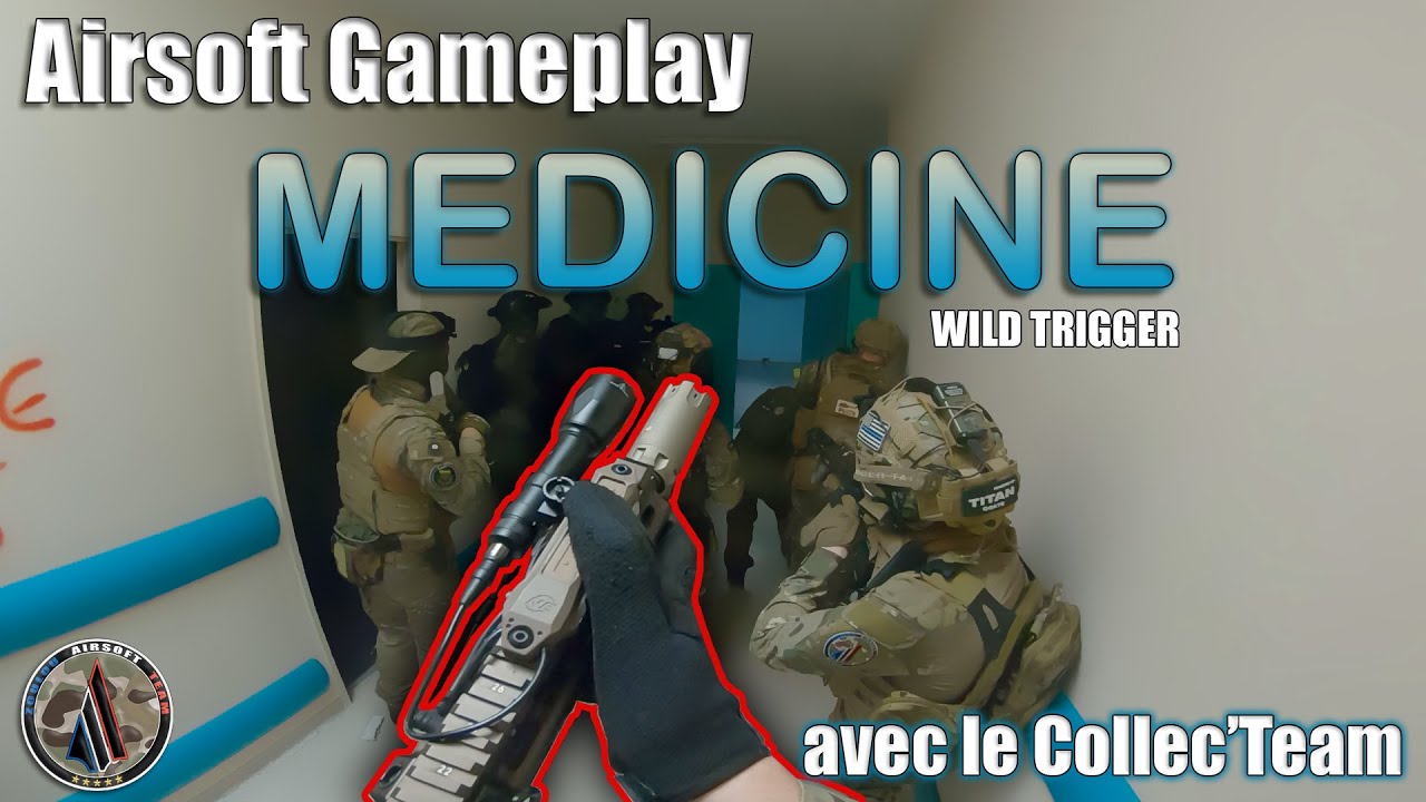 RAHFF AIRSOFT - Z.A.T 🔱 WILD TRIGGER - MEDICINE / Notre premi&egrave;re partie avec le Collec'TEAM 🔥