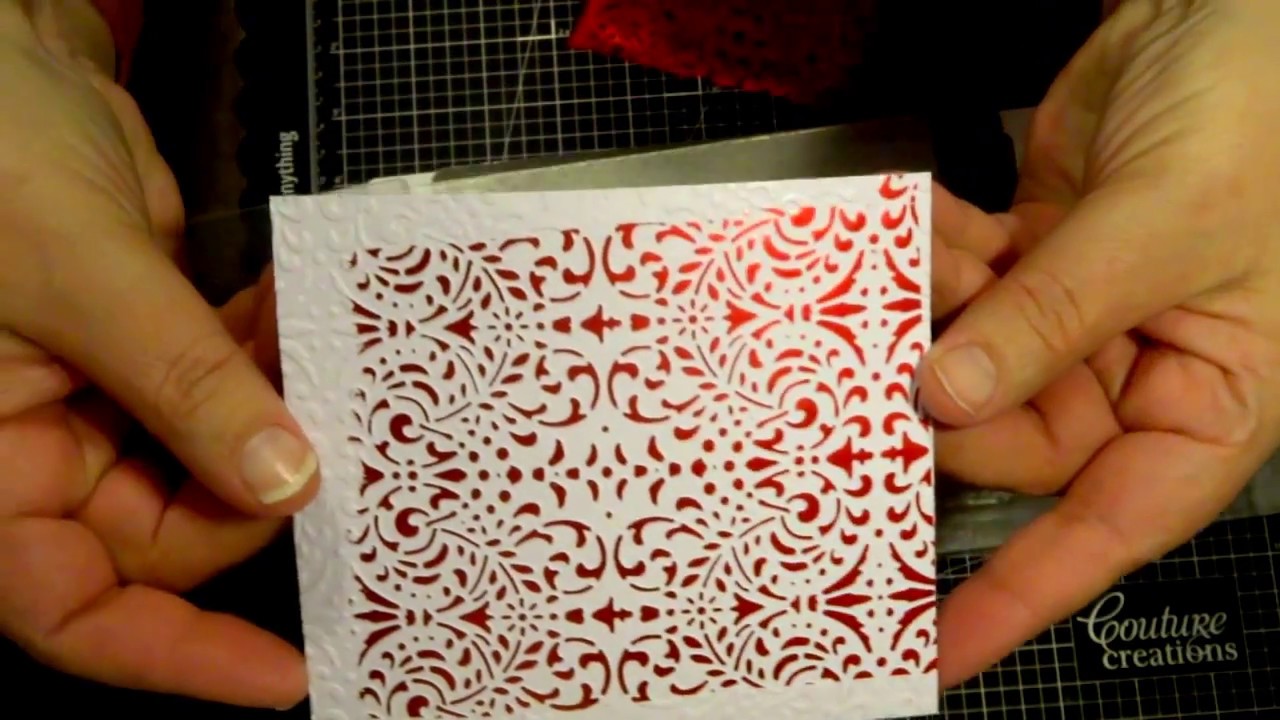 Go Press & Foil Technique - Embossing Folders - Couture Creations - Adriana Bolzon