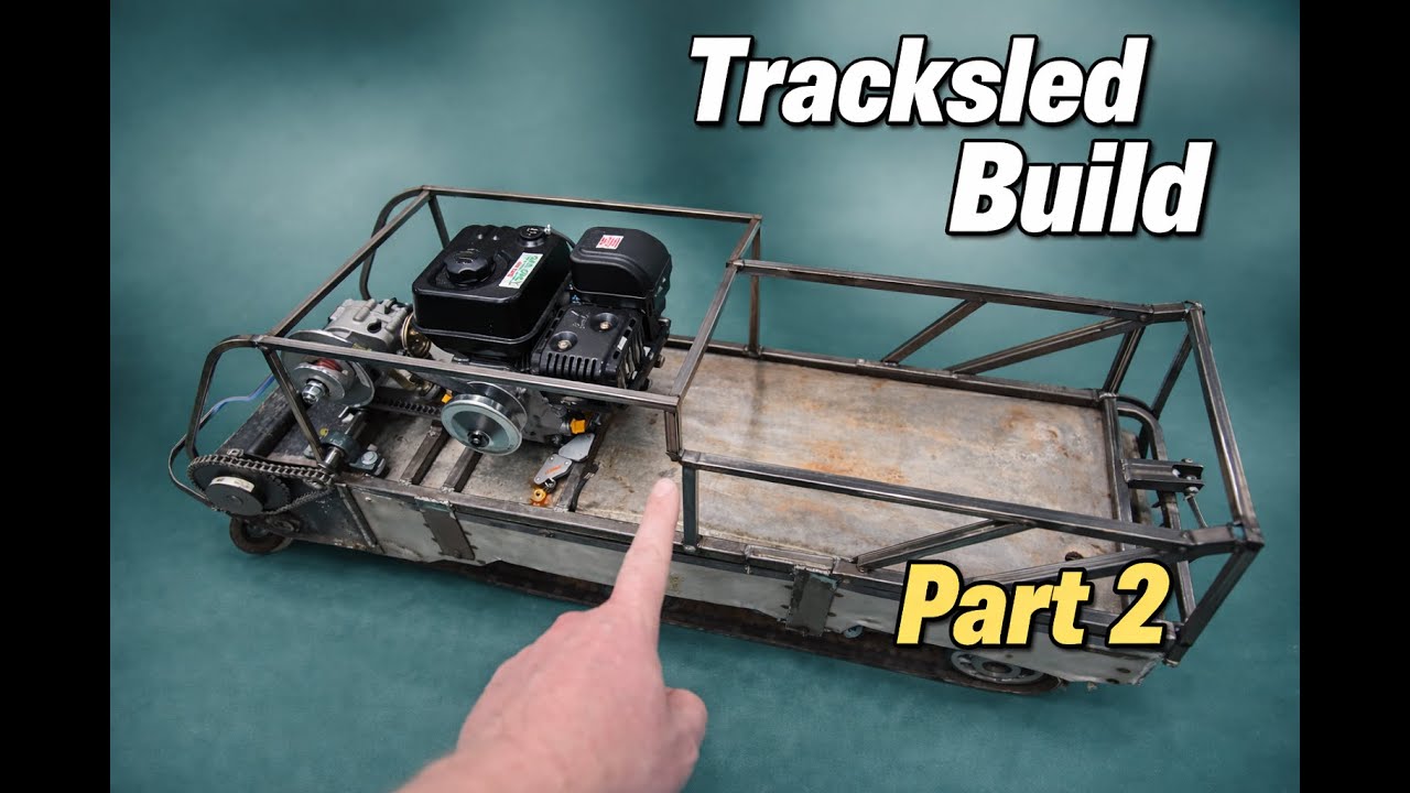 Сборка TrackSled, часть 2: Снегоход своими руками!