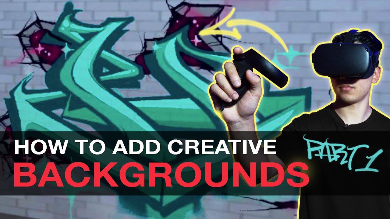 How To Do Graffiti Backgrounds Tutorial | Pt.1 (Full Process) | Kingspray Graffiti VR