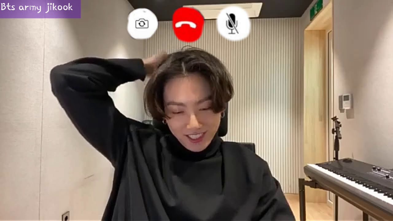"Görüntülü Konuşma" [2] (Jungkook Hayal et) Sana aşkını itiraf ediyor