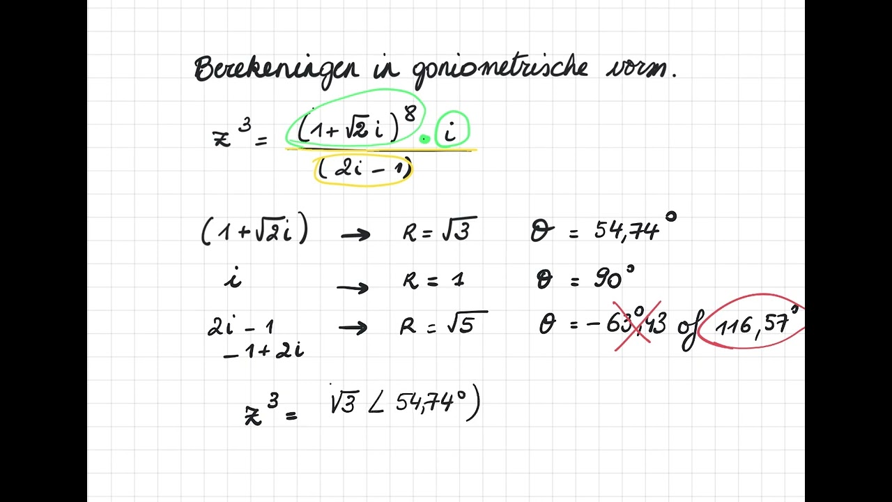 Extra voorbeeld complexe berekening
