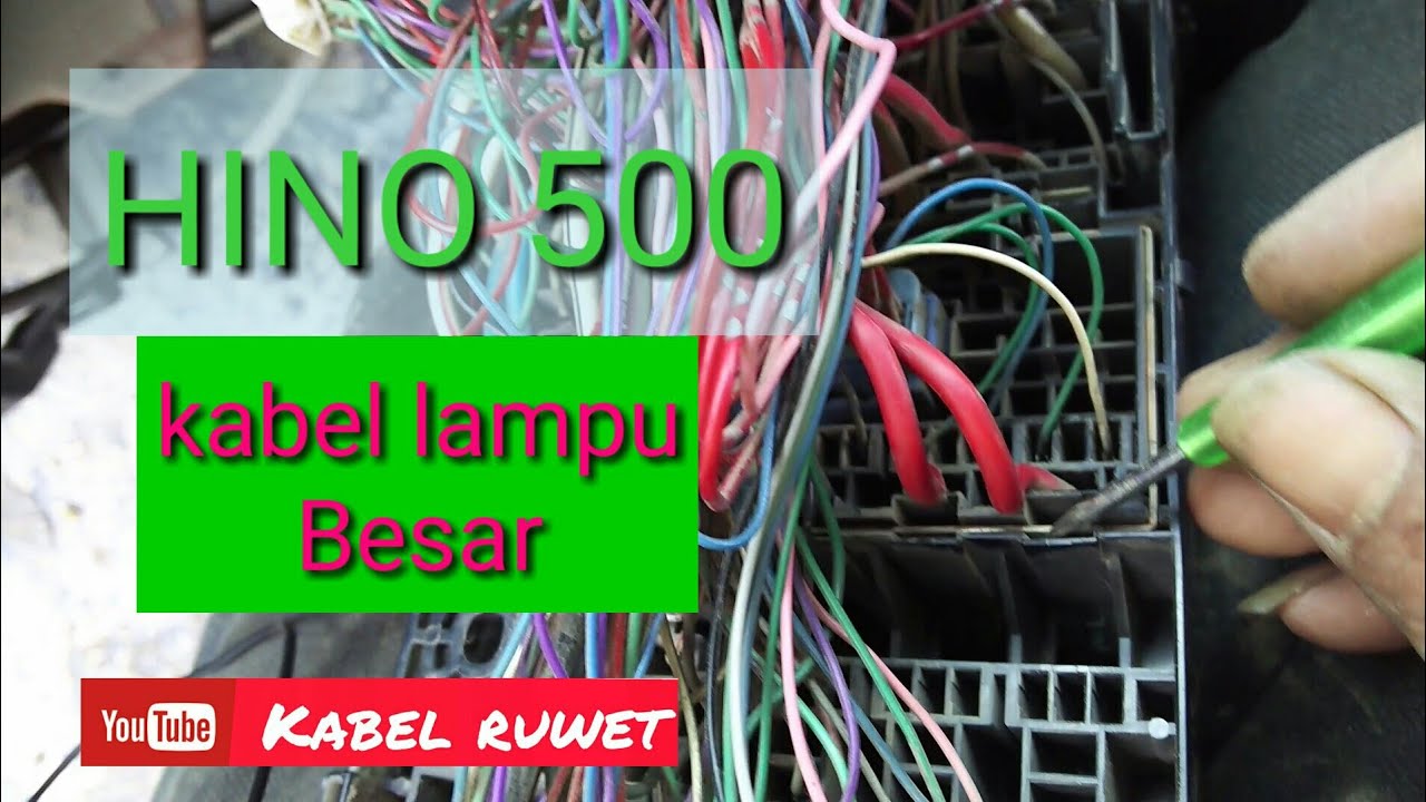 ELETRIK FUSE DAN RILAY  LAMPU DEPAN HINO 500