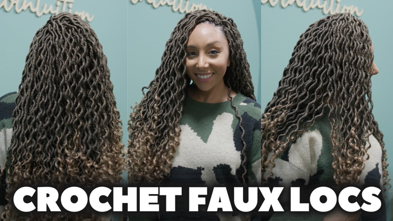 Installing Crochet Faux Locs! | BiancaReneeToday