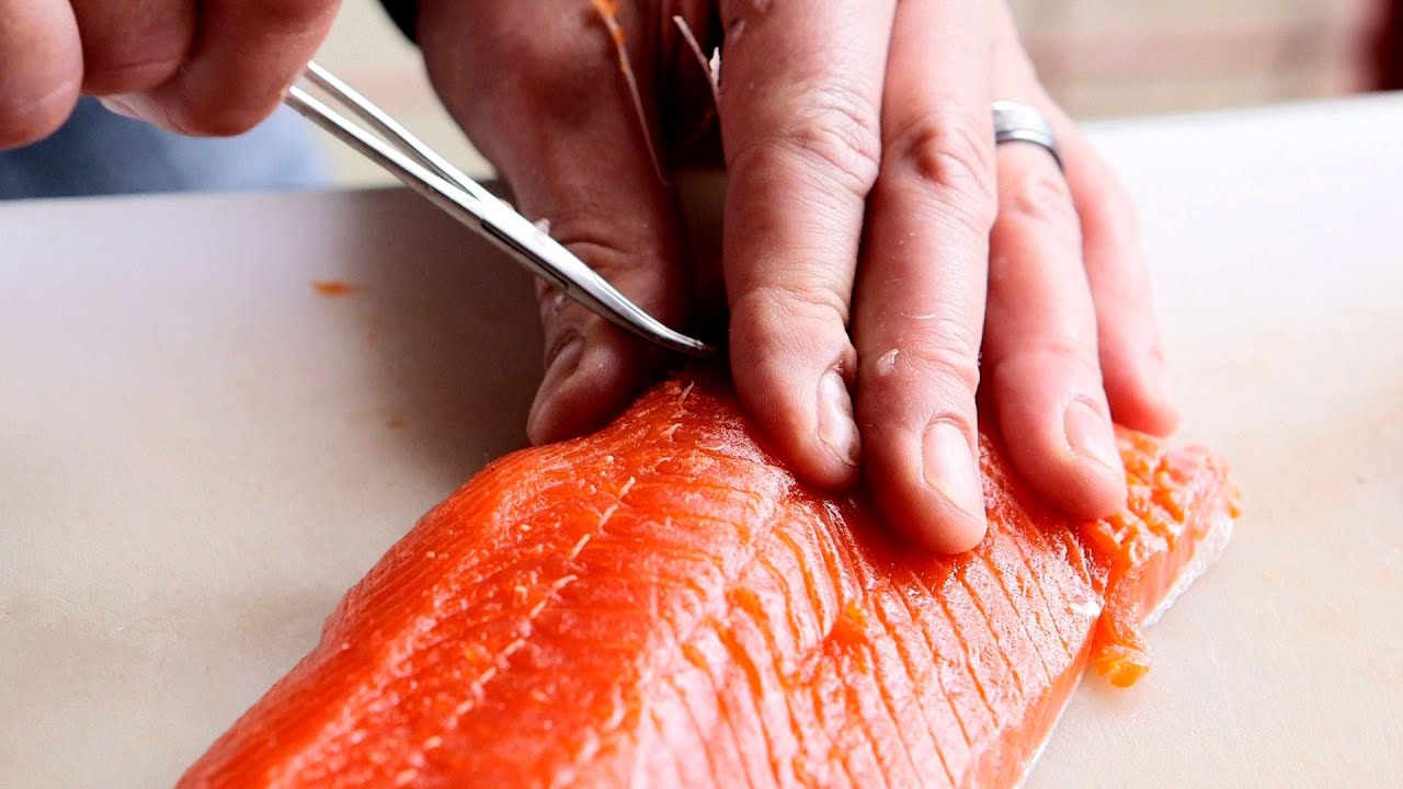 How to fillet an Alaska sockeye salmon