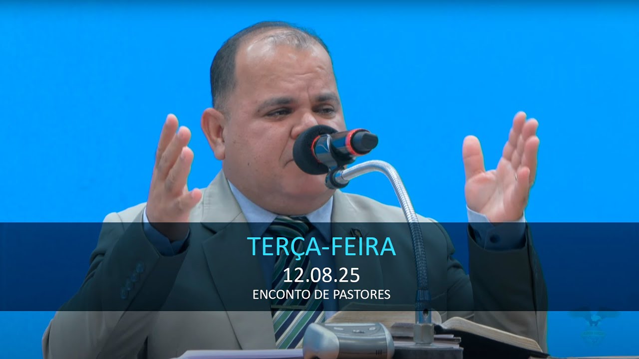 12.08.2025 - Terça-feira - Encontro de Pastores | Pr. Renê Dayan