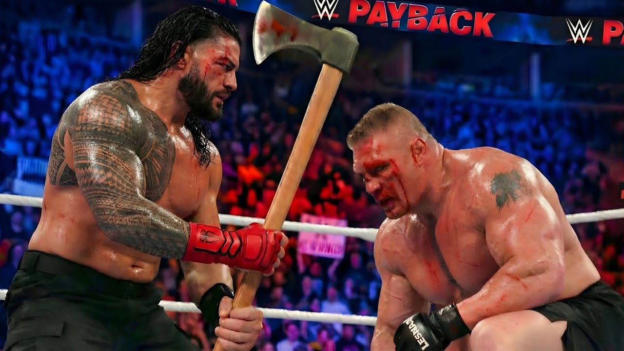 ROMAN REIGNS vs BROCK LESNAR - FULL MATCH • WWE 2K25 • February 16, 2026