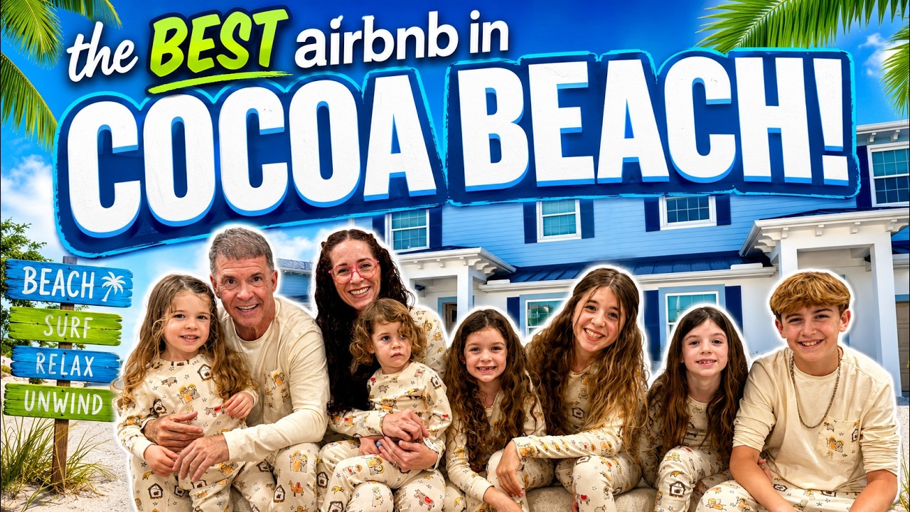 ЛУЧШЕЕ место для отдыха в Кокоа-Бич, Флорида 🏖️ | Обзор роскошного Airbnb на берегу океана + Семе...
