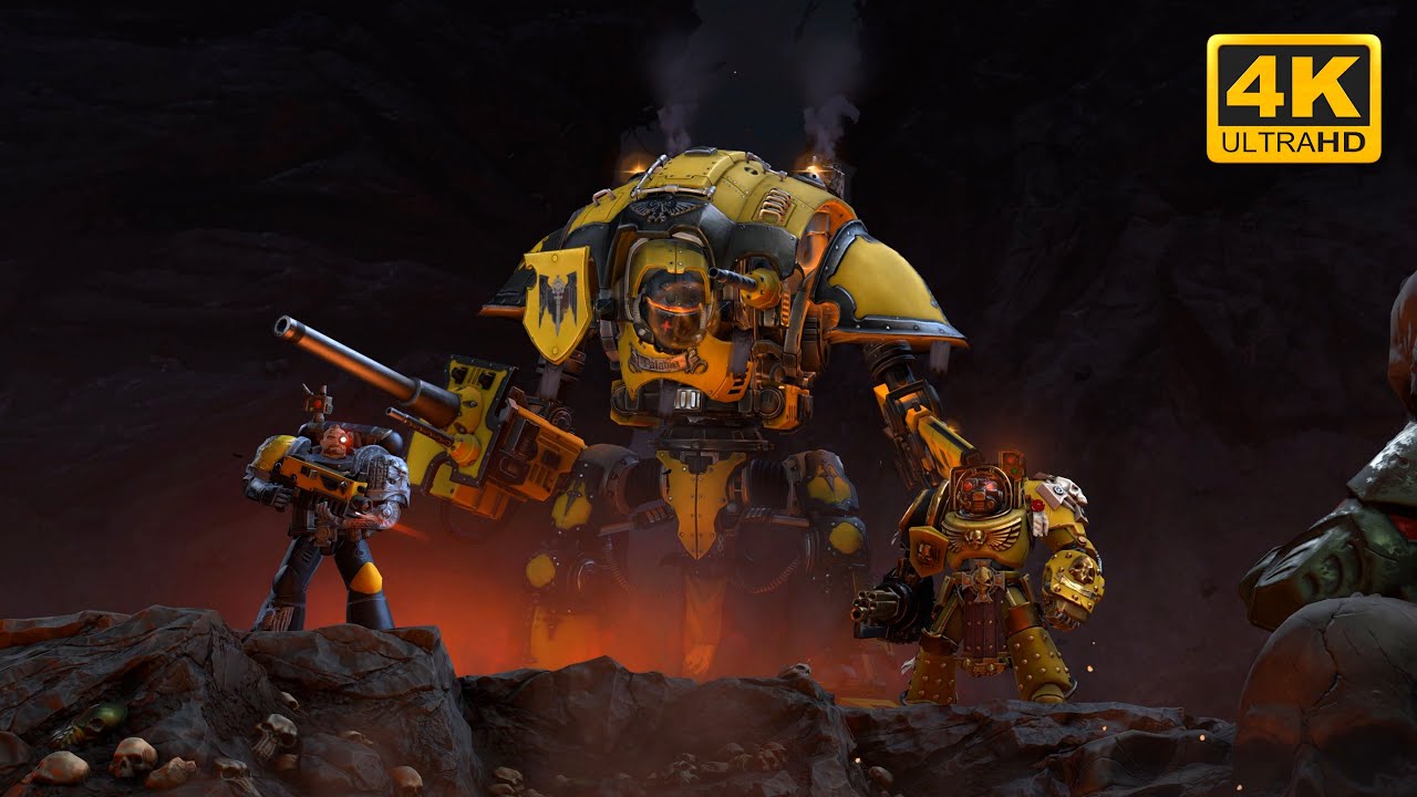 Space Marines vs Orks - No Limit Mod - Gameplay Video - 4K Quality - Warhammer 40K Dawn Of War 3
