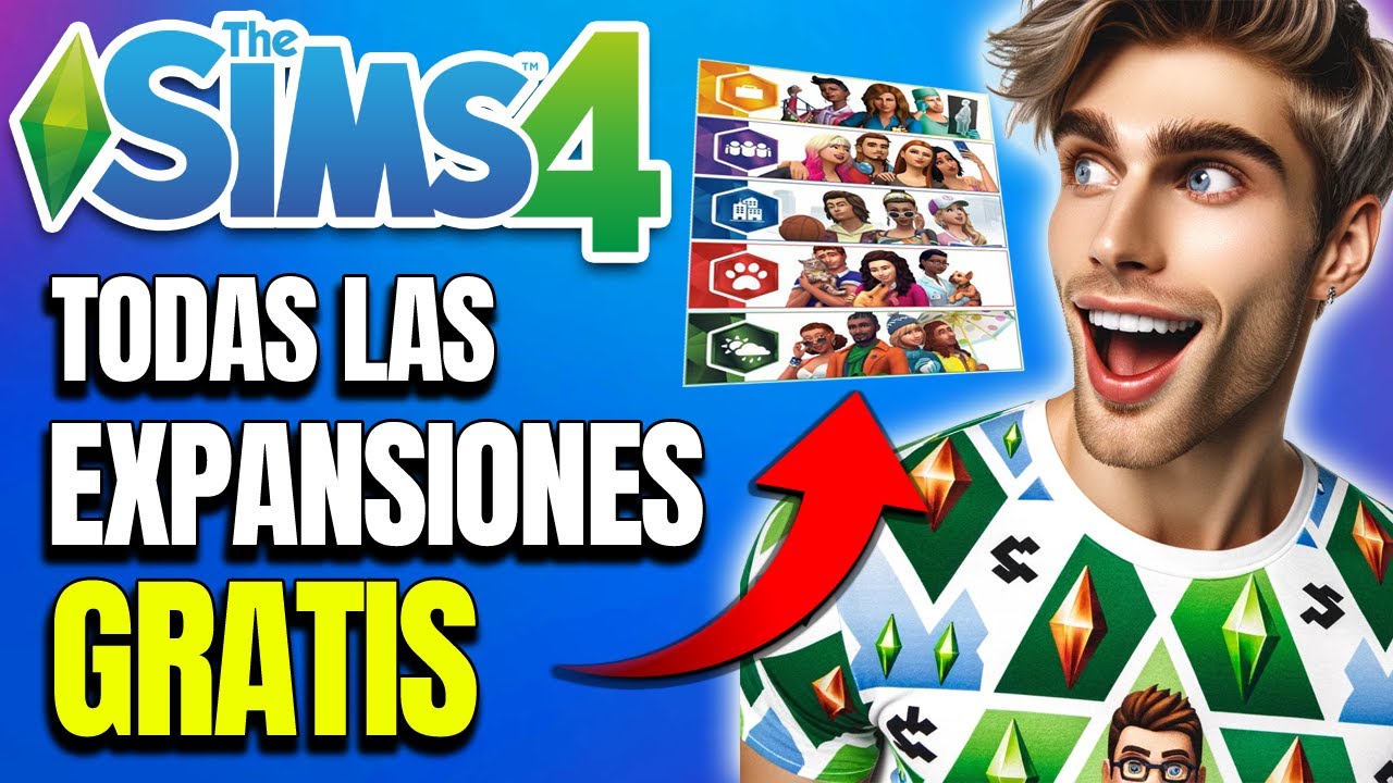 COMO TENER TODOS LOS PACKS y EXPANSIONES EN LOS SIMS 4 GRATIS! 🏡 TUTORIAL RÁPIDO Los Sims 4 (PC/MAC)