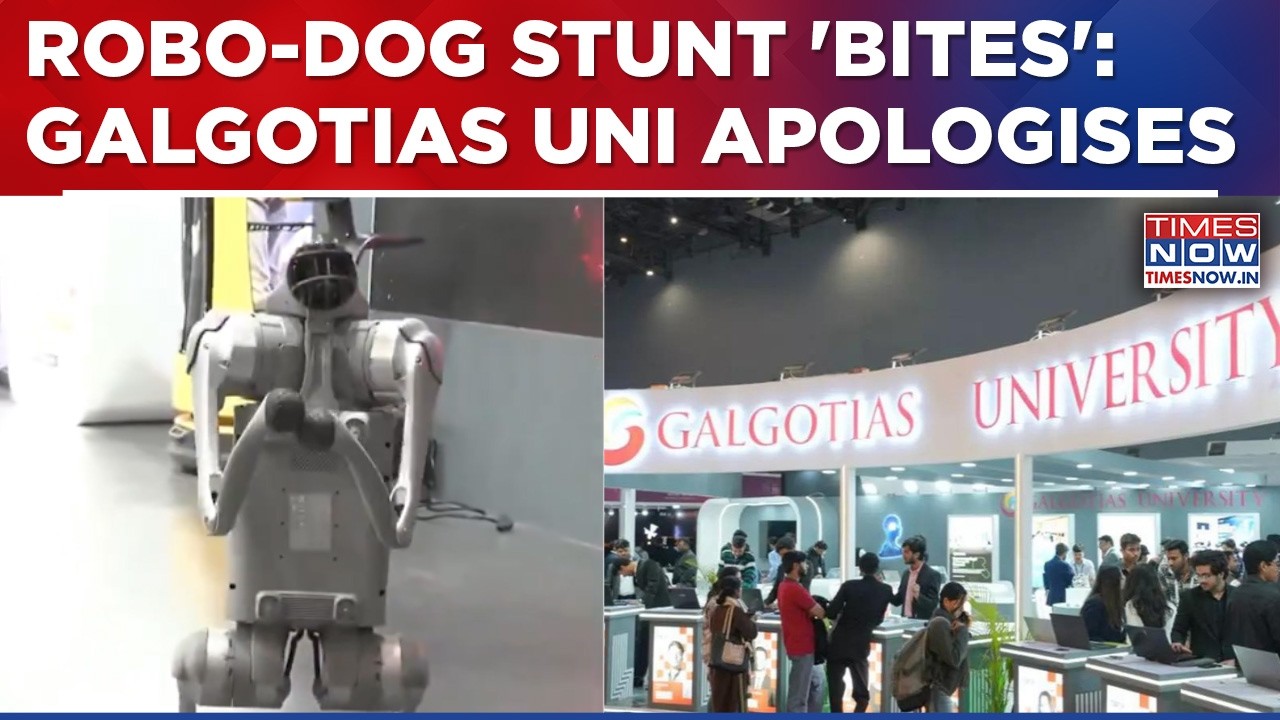 Robo-Dog Stunt 'Bites': Galgotias University 'Forced' To Apologise After AI Summit Scandal| Top News