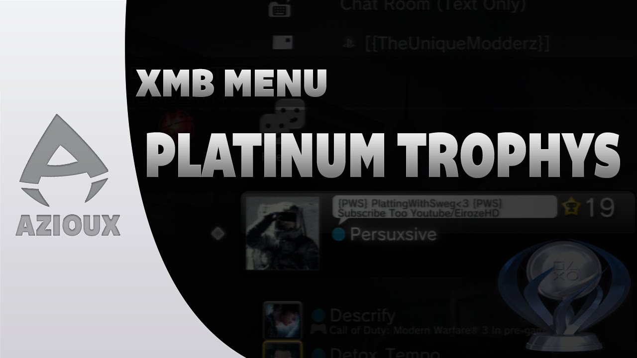 CFW Only - How Too Do Platinum Trophy's [ Any Level ]