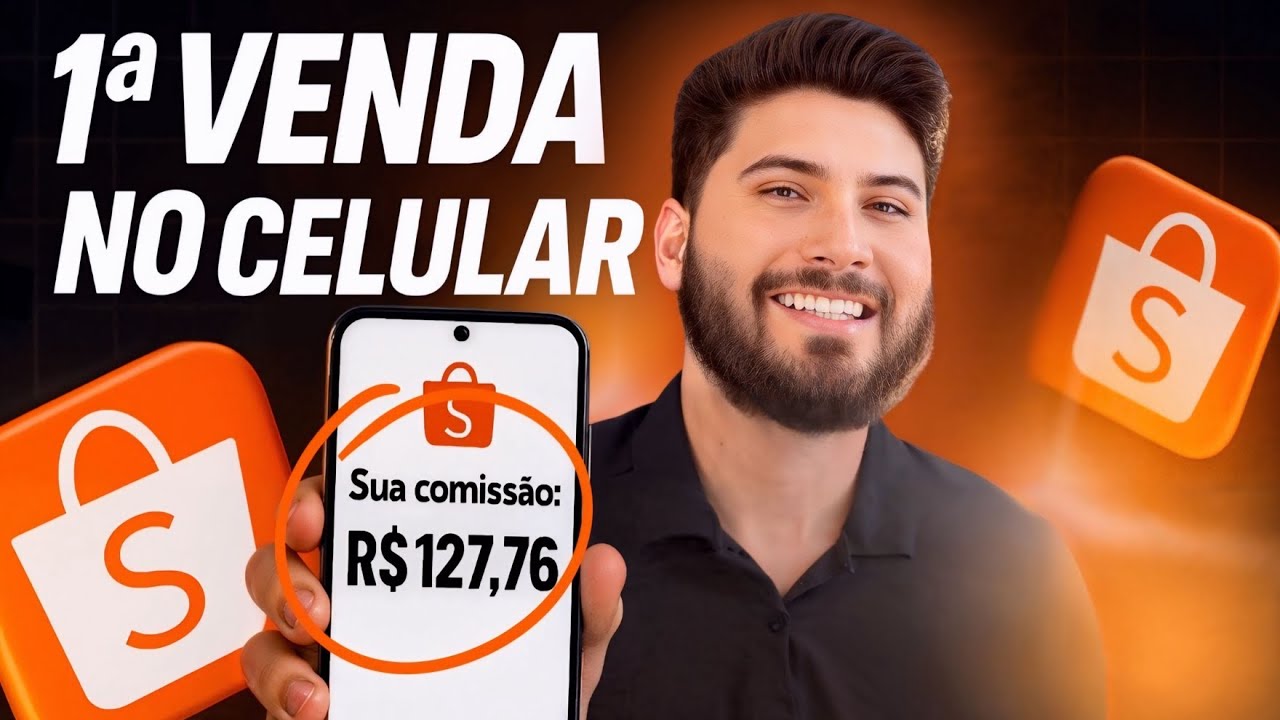 AFILIADO SHOPEE: COMO FAZER SUA PRIMEIRA VENDA RÁPIDO USANDO APENAS O CELULAR!