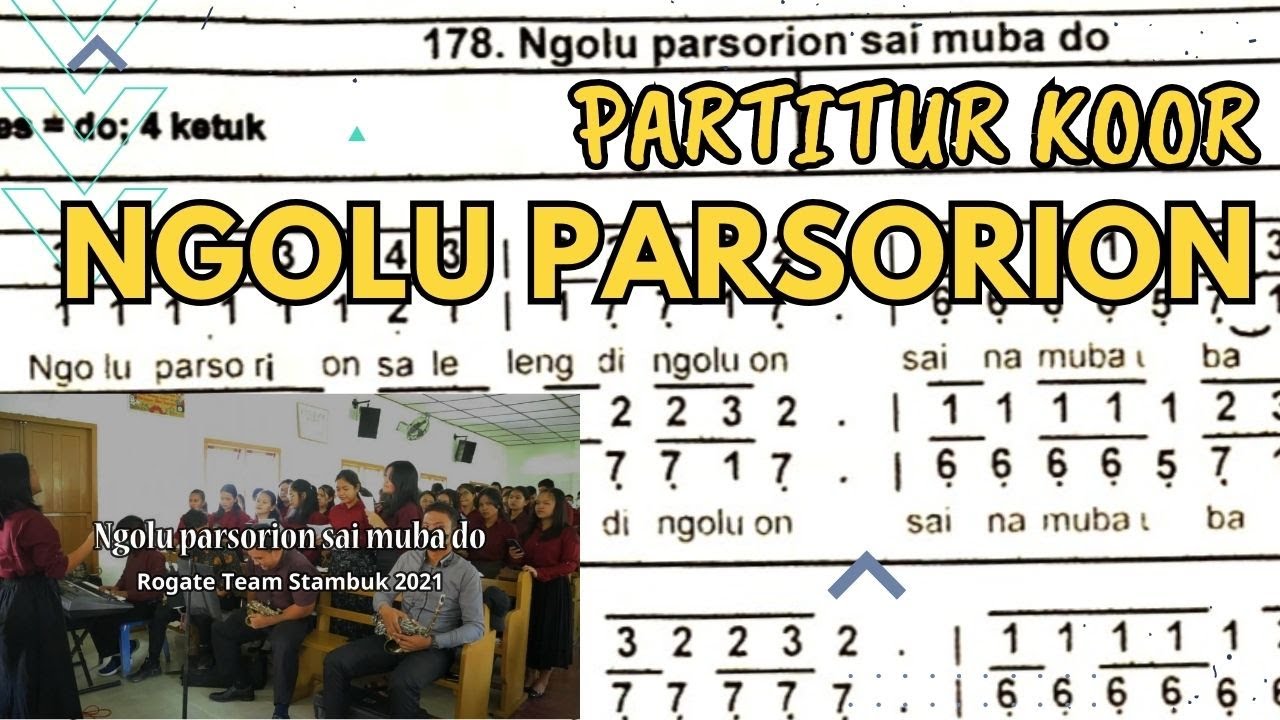 Partitur Koor Ngolu Parsorion
