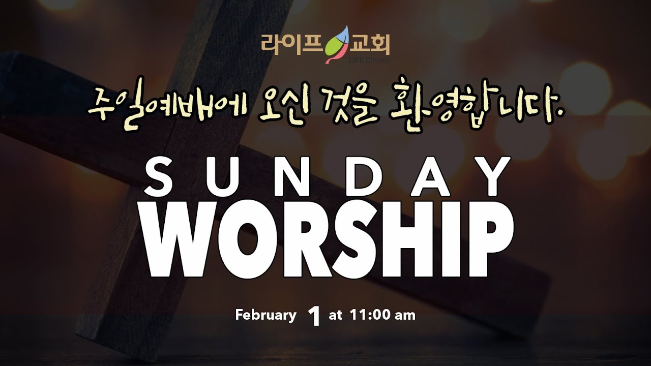 라이프교회 주일예배(2026-02-01) Life Church