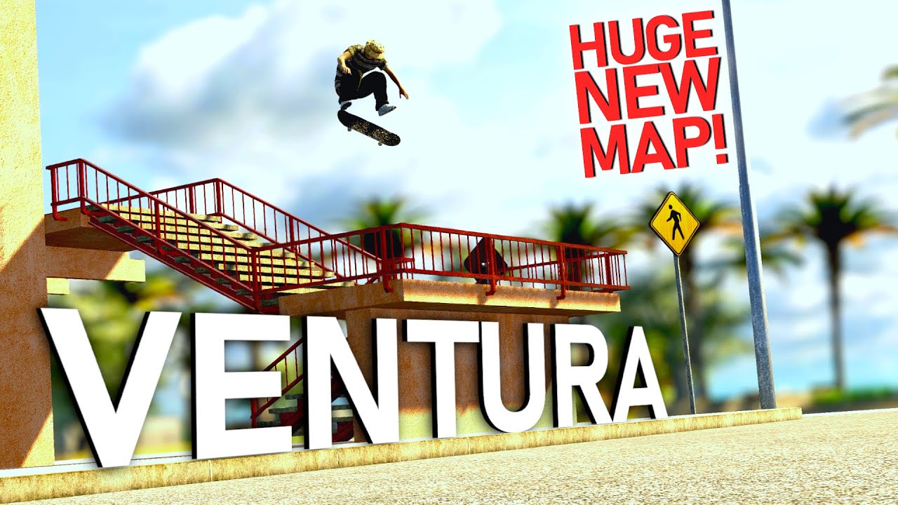 HUGE New Beachfront Map for Skater XL