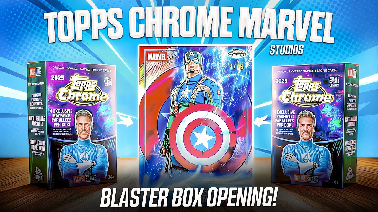 Обзор коробки TOPPS MARVEL STUDIOS CHROME BLASTER! 🔥