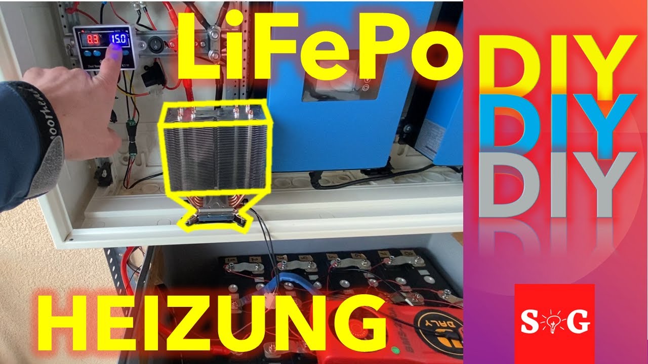🔋 LiFePo4 Batterieheizung ❄️ der Akku darf nicht frieren!