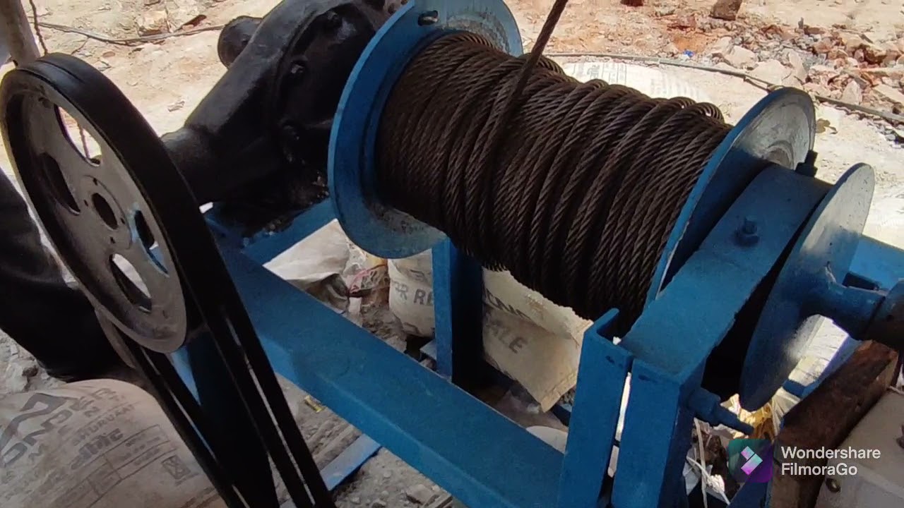 Building Construction Material lifting machine / सबसे fast material चढ़ाने वाली machine