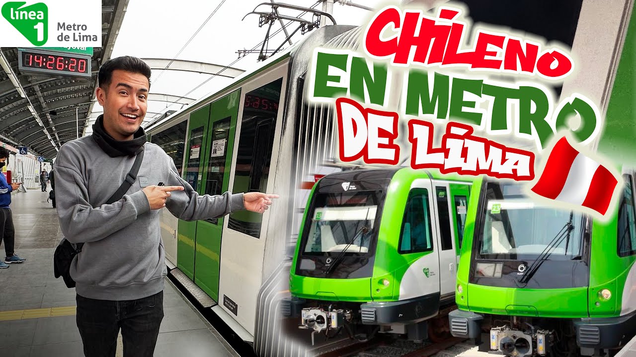 CHILENO CONOCIENDO EL METRO DE PERU 🚝🇵🇪 ¿SIMILAR AL DE CHILE?