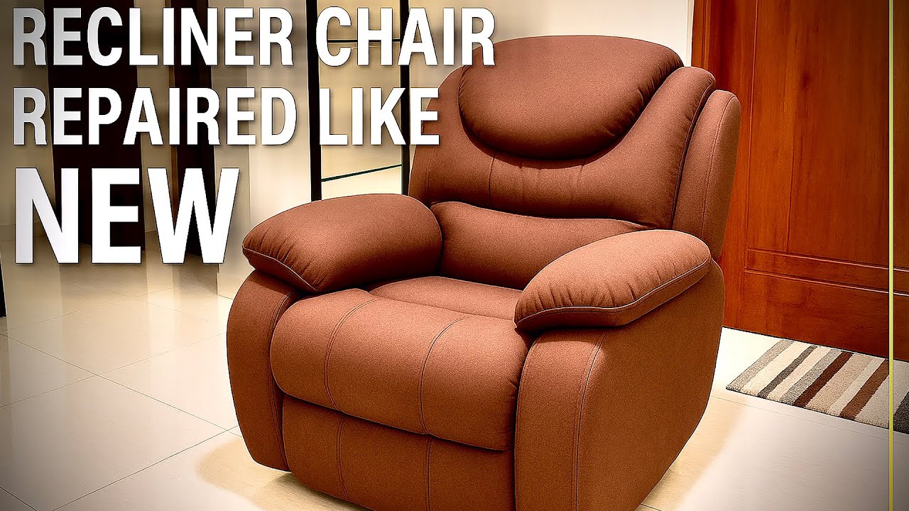 This Recliner Chair Got a New Life 🔧// Satisfying Recliner Chair Repair ✨