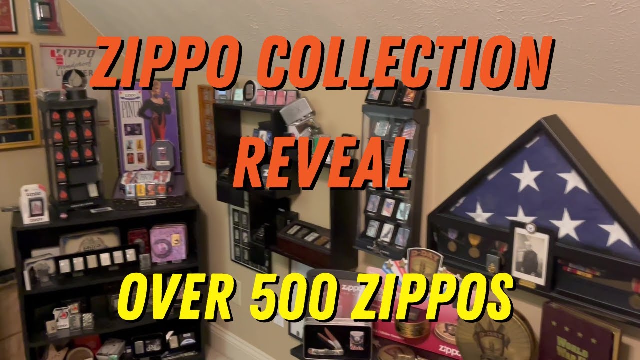 JRO LIGHTS Zippo Collection Reveal: Over 500 Zippos!