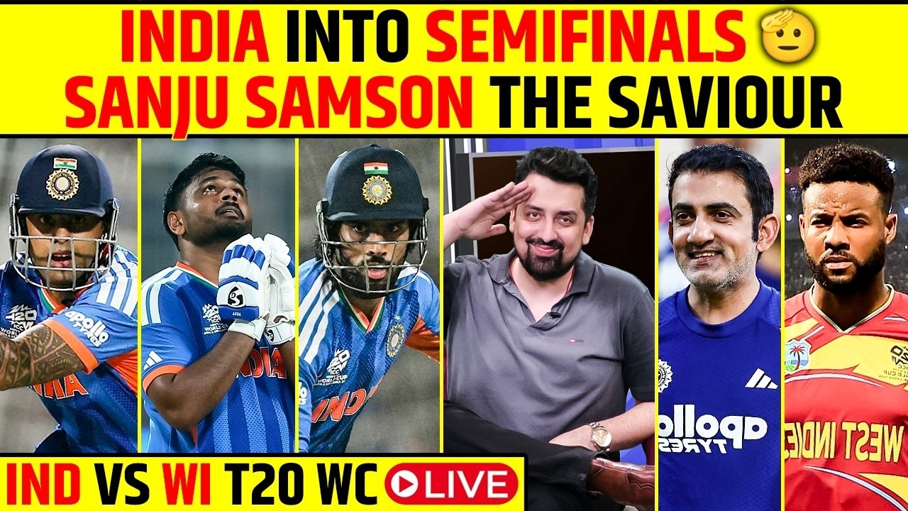🔴IND VS WI : VIRTUAL QUARTER FINAL BATTLE OF THE GIANTS #t20worldcup2026