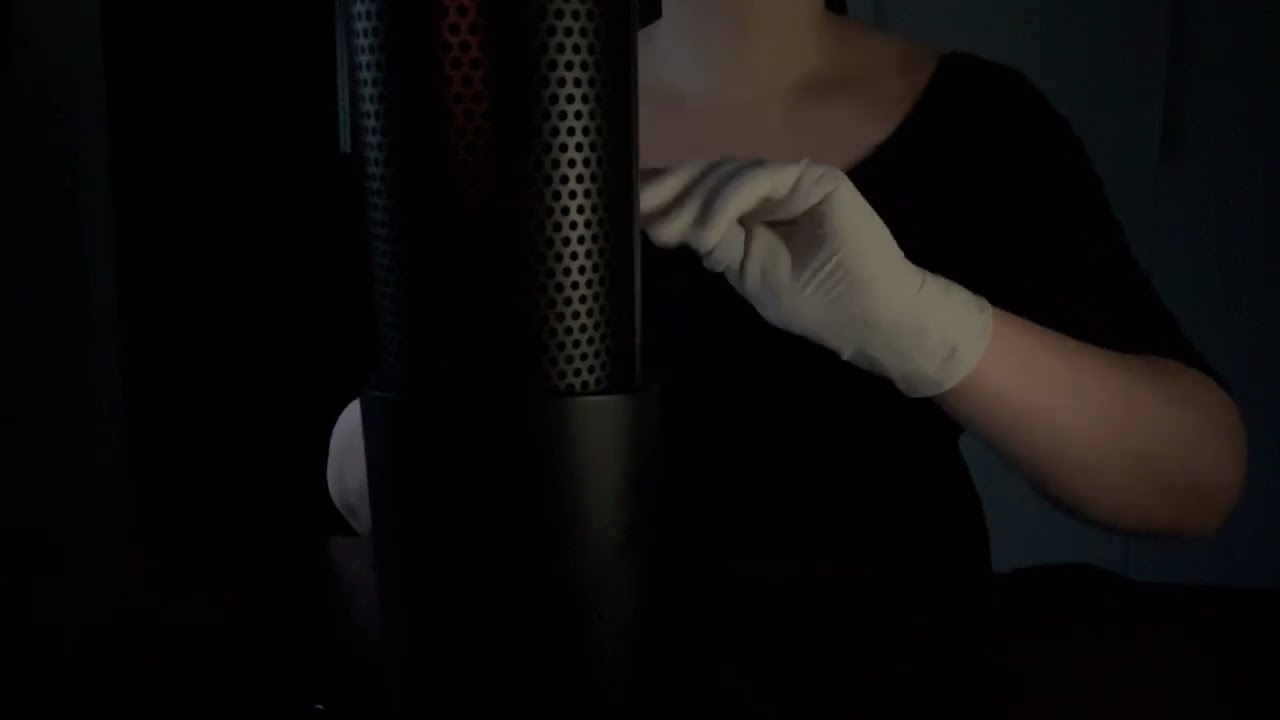 White Latex Gloves Sounds ASMR | Relaxing & Satisfying | No Talking