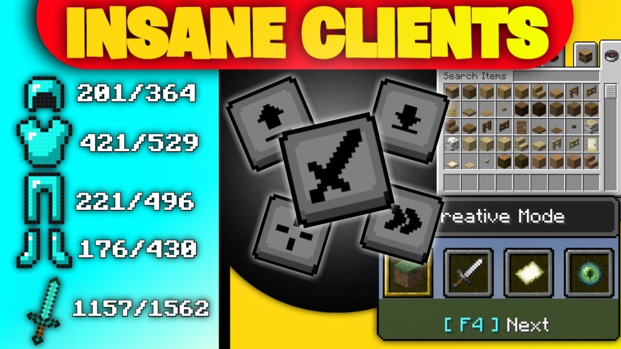 INSANE Clients For Your Low End Crafting And Building and MCPE | Craft OMG 
