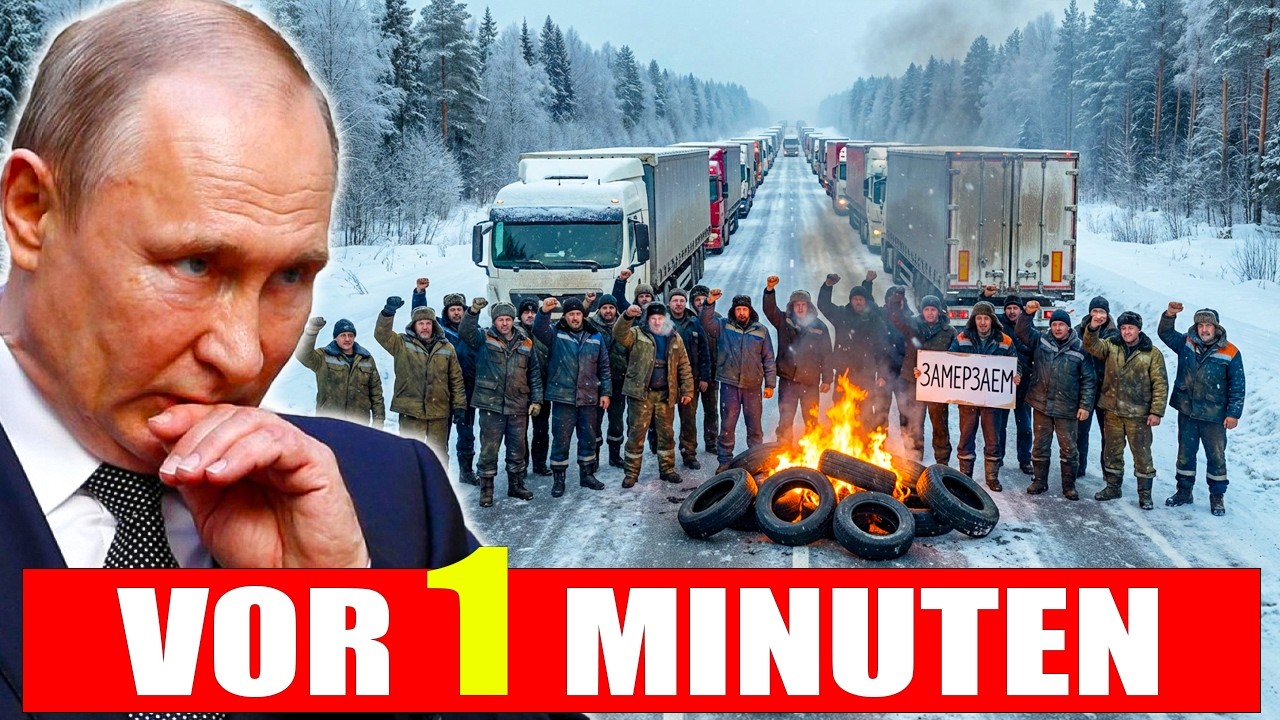 Moskau steht still – Logistikkollaps legt Russlands Städte lahm