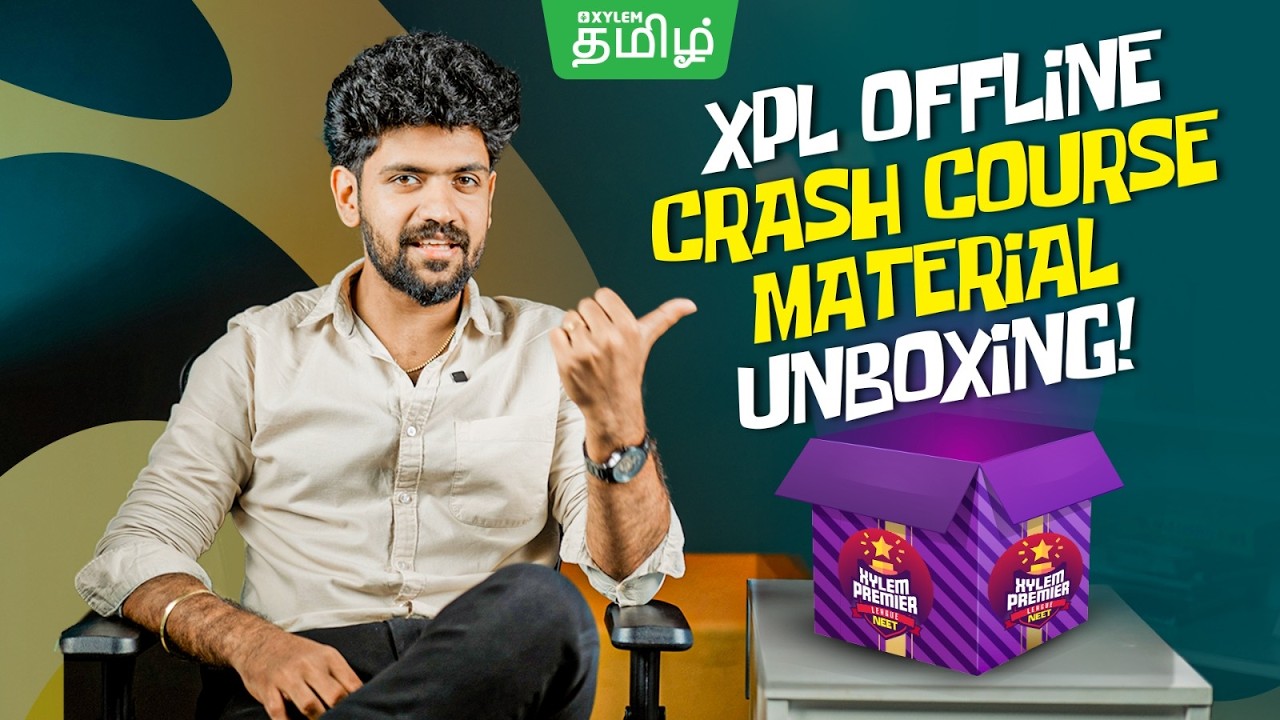 🚀 XPL Offline Crash Course 2026🔥|📝 Material Unboxing | Xylem NEET Tamil