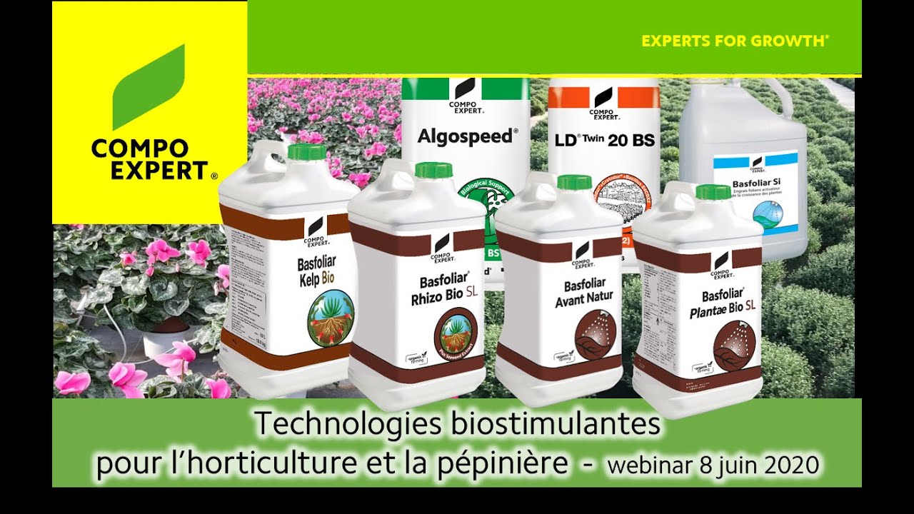 webinar- Fertilisant + biostimulant en horticulture et pépinière : un binôme innovant