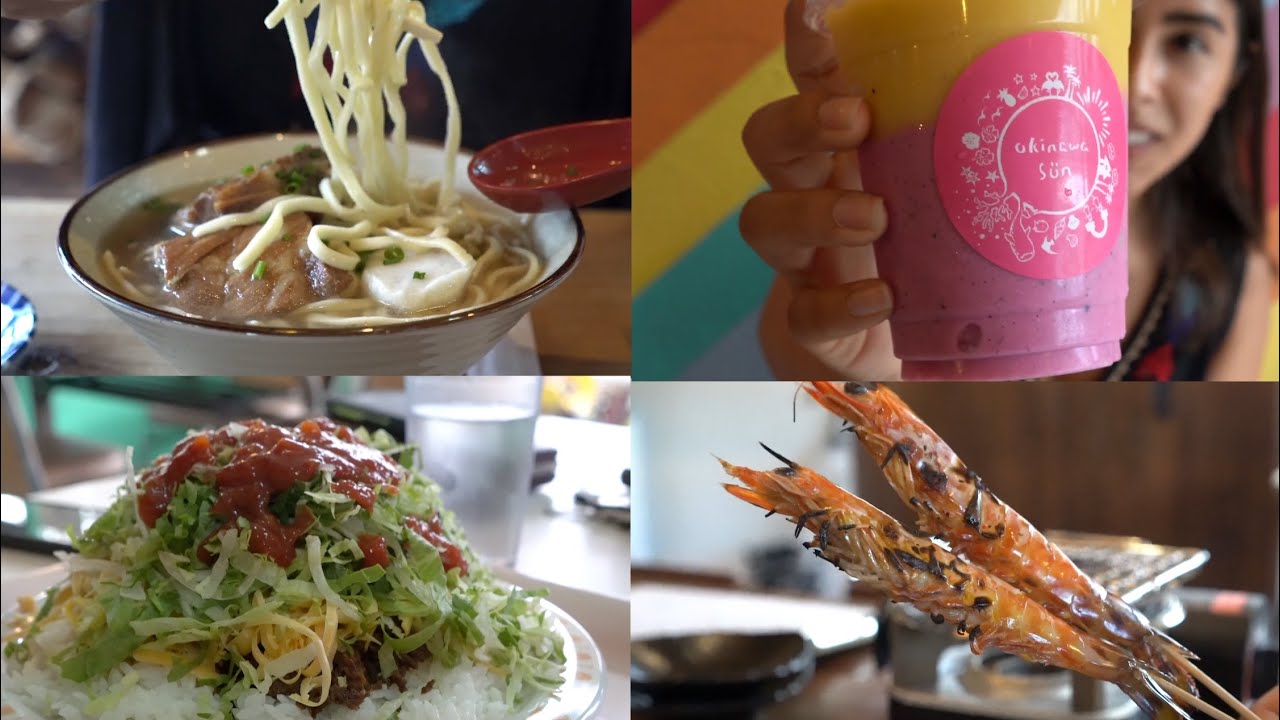 Eating in Okinawa, Japan