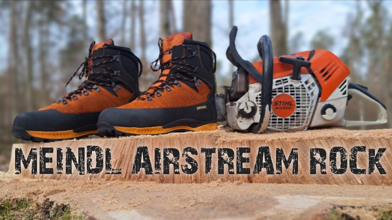 MEINDL AIRSTREAM ROCK, защитная обувь для лесопильщиков, класс защиты от порезов 2, Amles, Forest