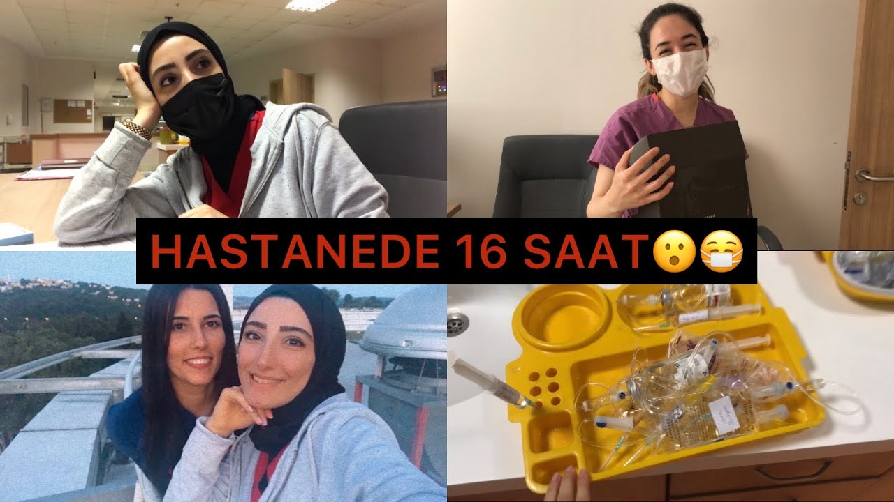 İlk Nöbet😮| Hastanede 16 Saatim😷|