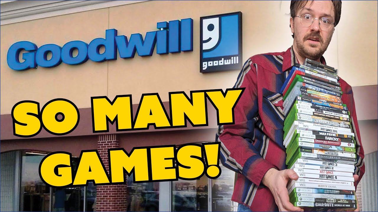 Я нашел видеоигры на сумму более 500 долларов в Goodwill