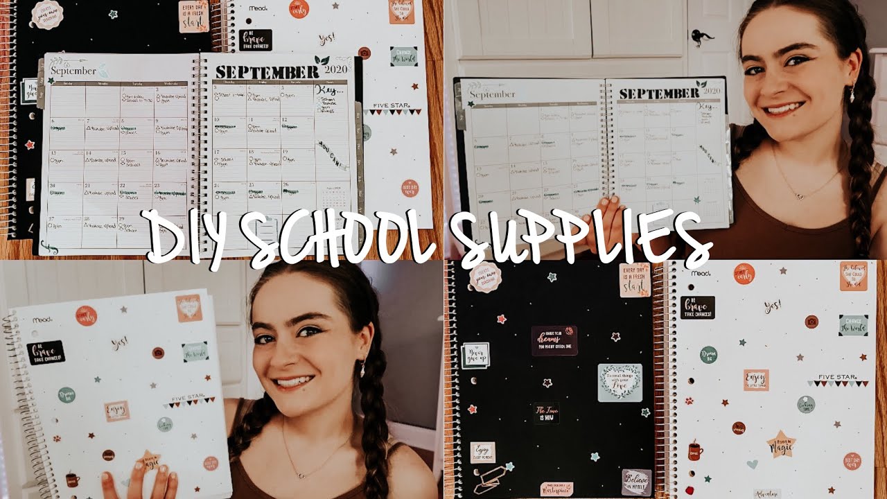 DIY BACK TO SCHOOL SUPPLIES CUSTOMIZATION (how to customize your planner and notebooks)