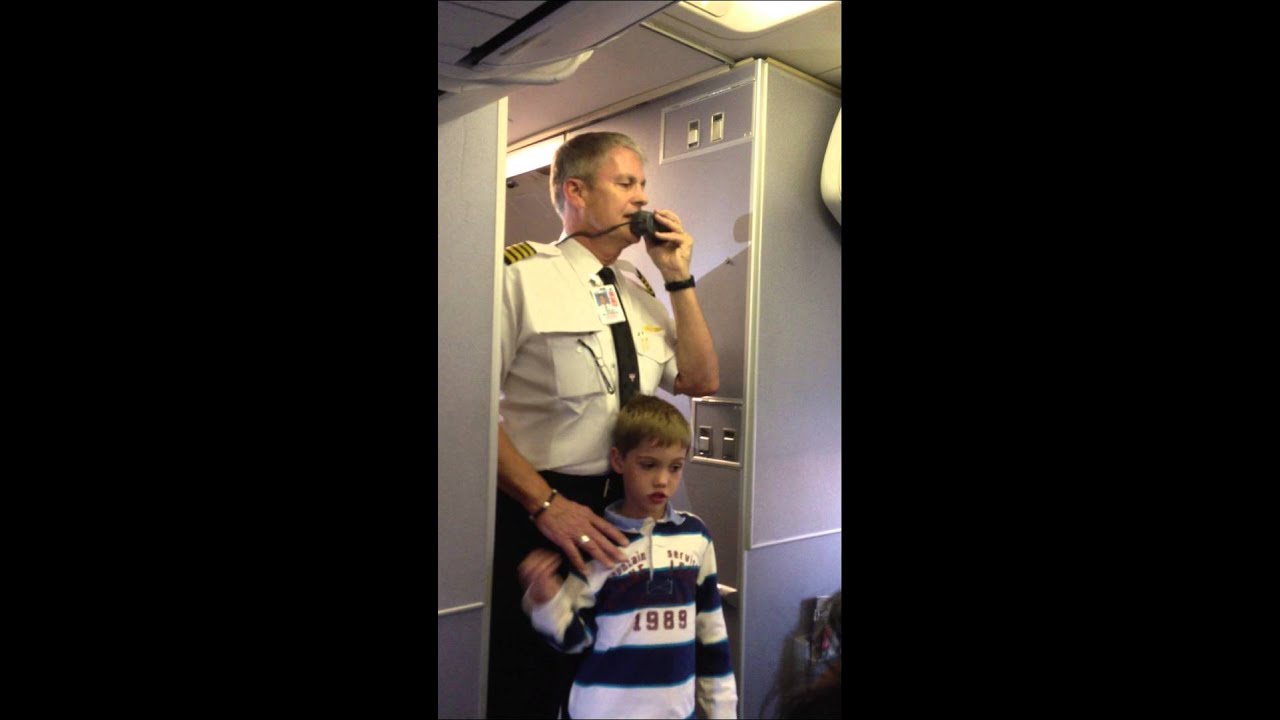 Captain's retirement flight - Final PA