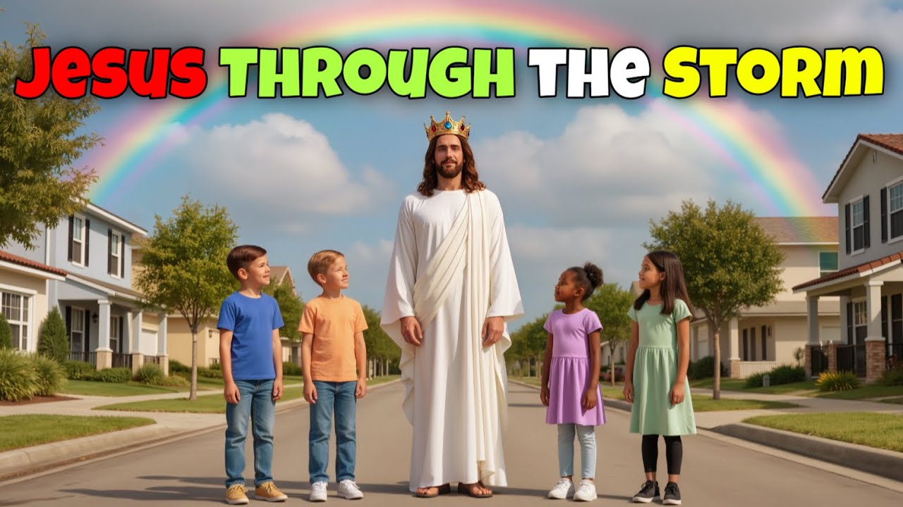 Jesus Through The Storm (Official Lyric Video) Christian Kid | Sing Along | Faith BY JCLKP