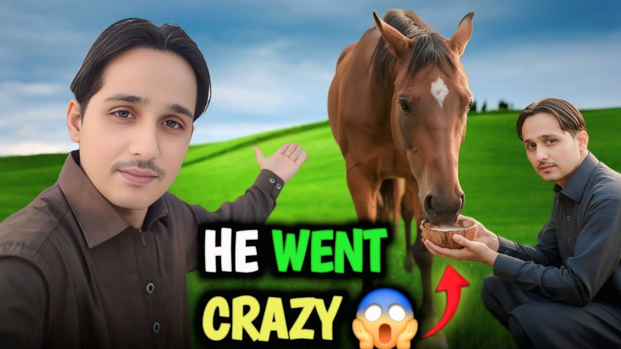 Horse First Time Drinking Coconut Water 😱😂 | Funny Horse Reaction