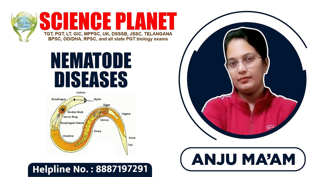 Nematode Diseases Explained by Anju Mam of Science Planet!